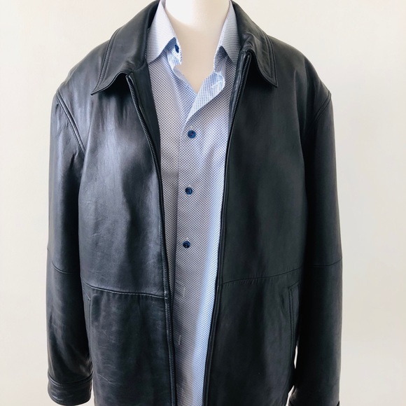 calvin klein leather shirt